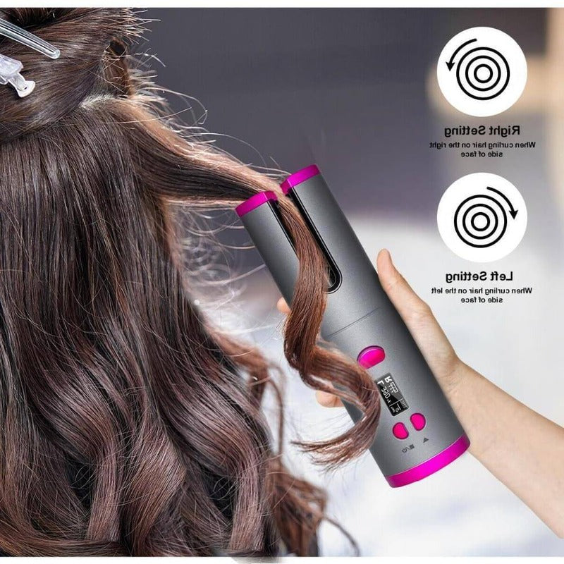 Cordless Automatic Hair Curling Iron