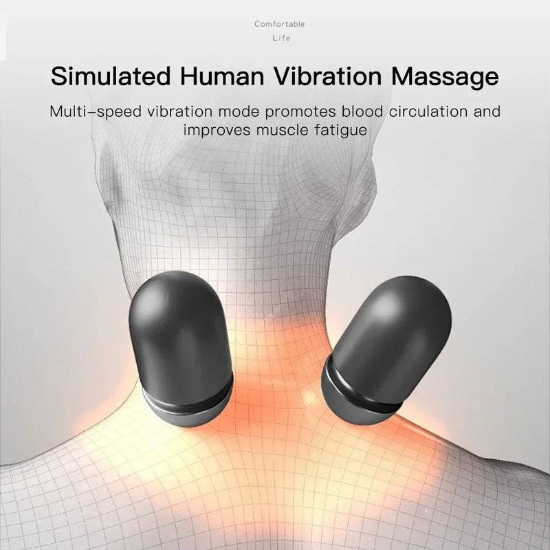 Electric Neck Massage Pillow Heating & Vibration